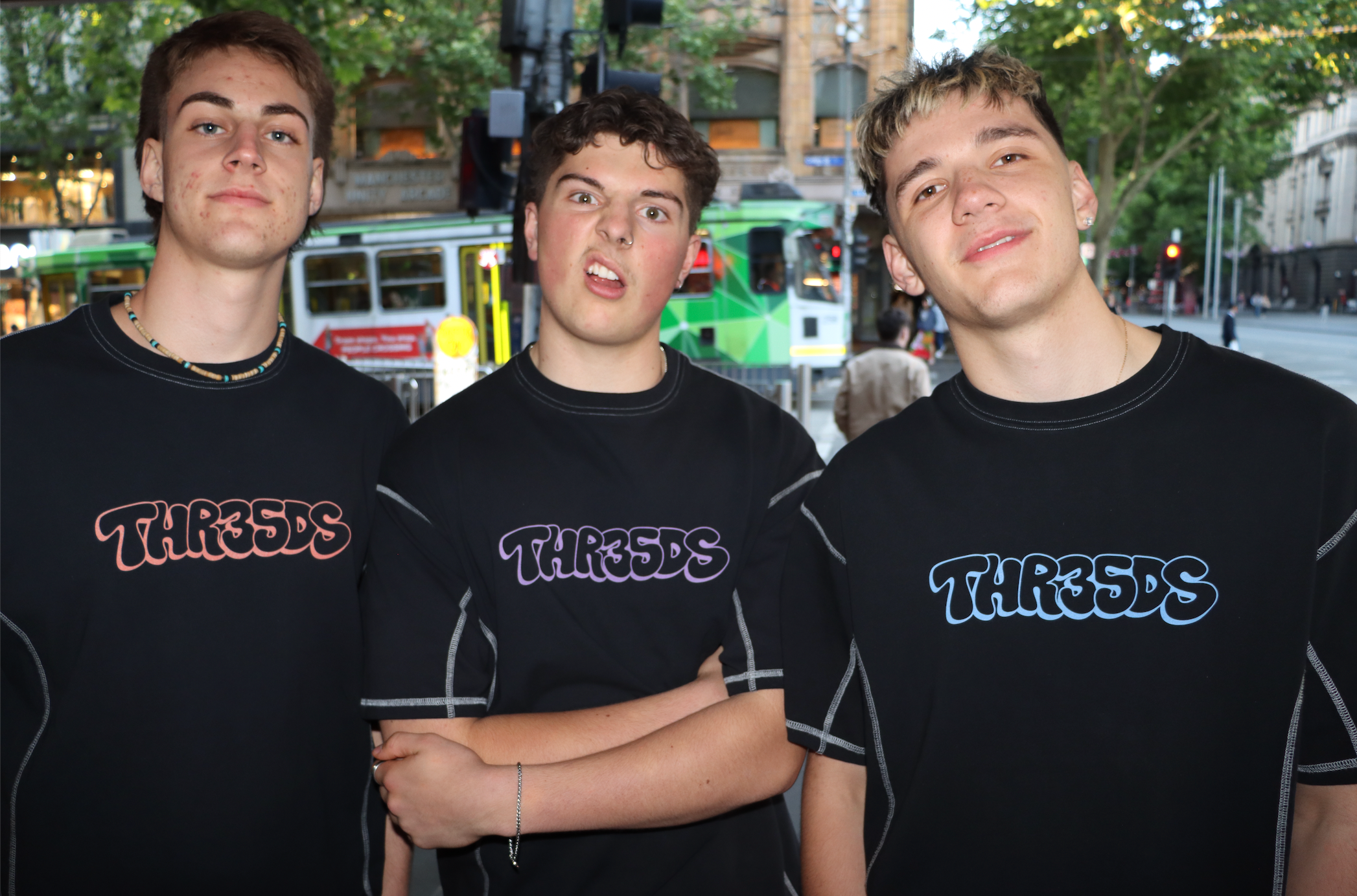 Reverse stitch T shirt