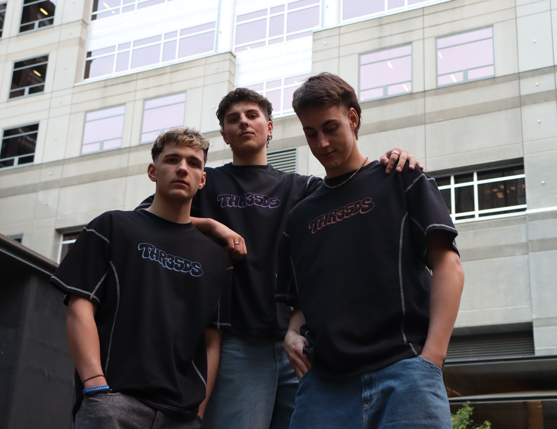 Reverse stitch T shirt