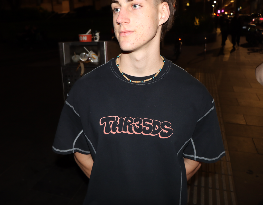 Reverse stitch T shirt